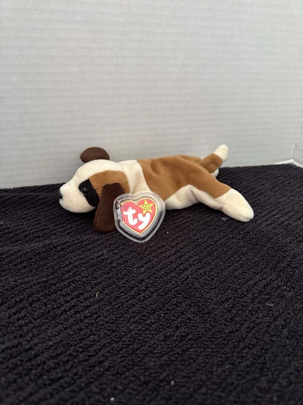 Ty Beanie Baby Bernie the St. Bernard 1996 Vintage Plush Dog